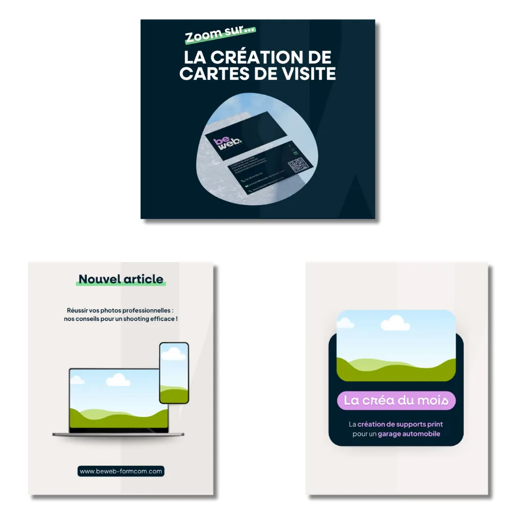 Templates posts réseaux sociaux marne