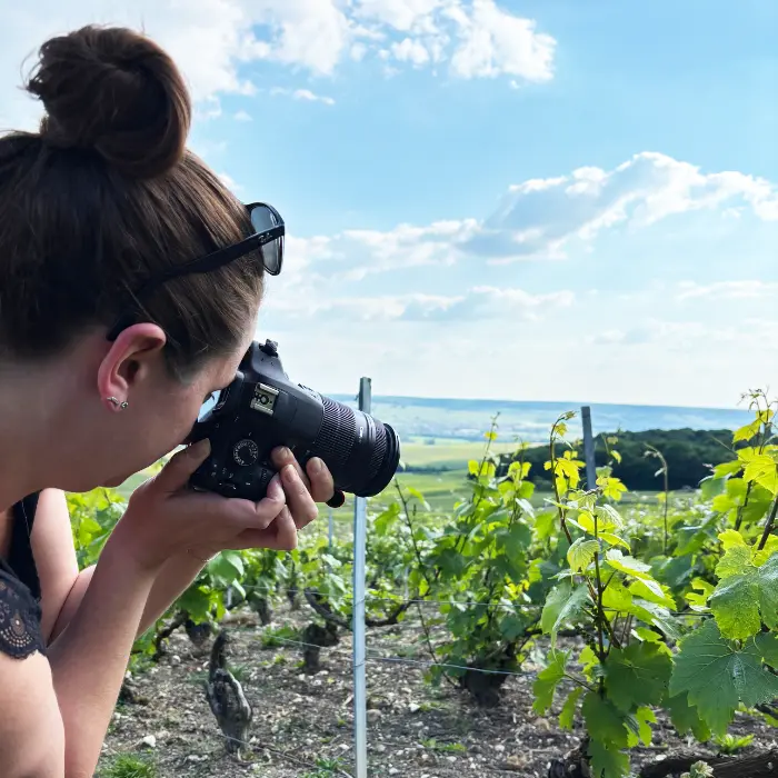 photographie vigne agence de communication marne
