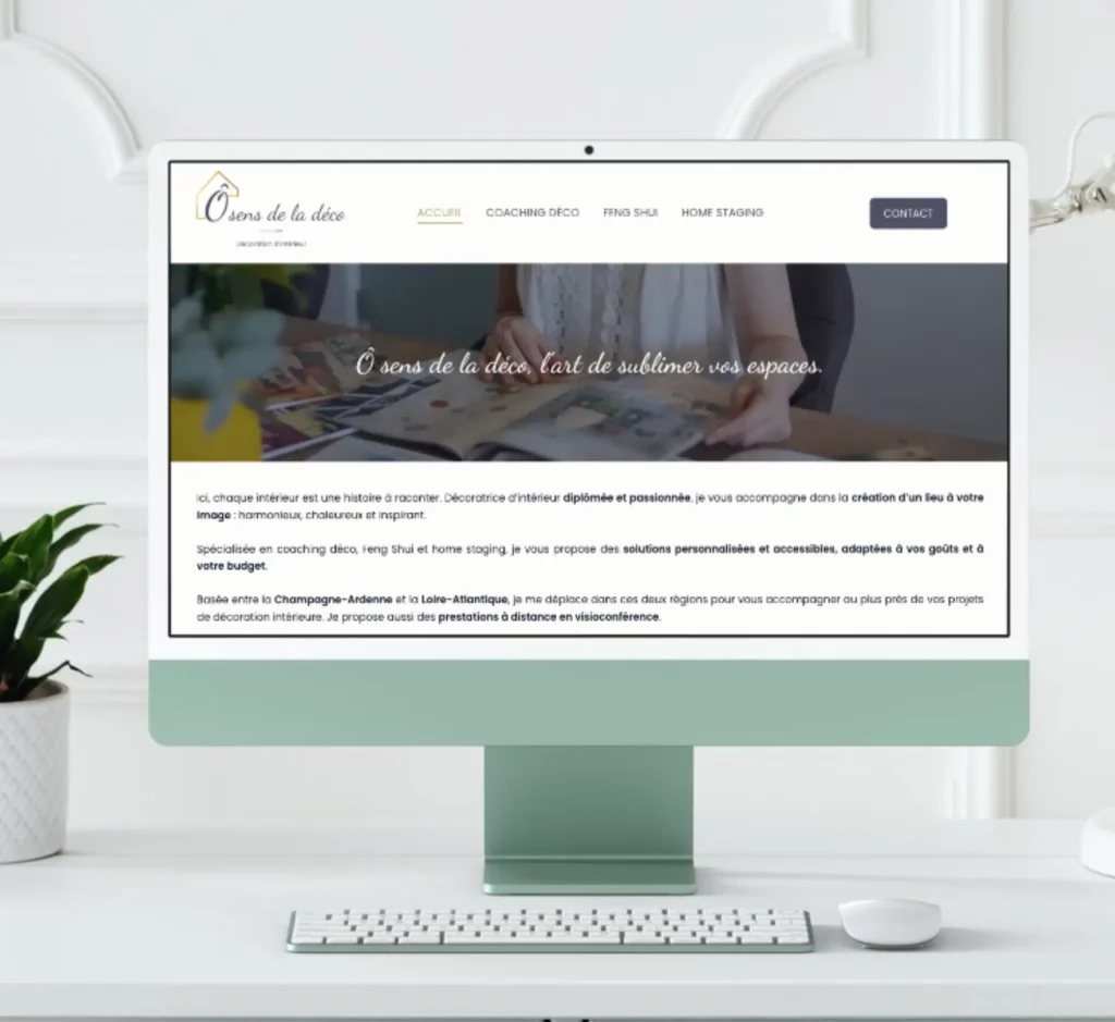 site vitrine décoratrice d'intérieur marne