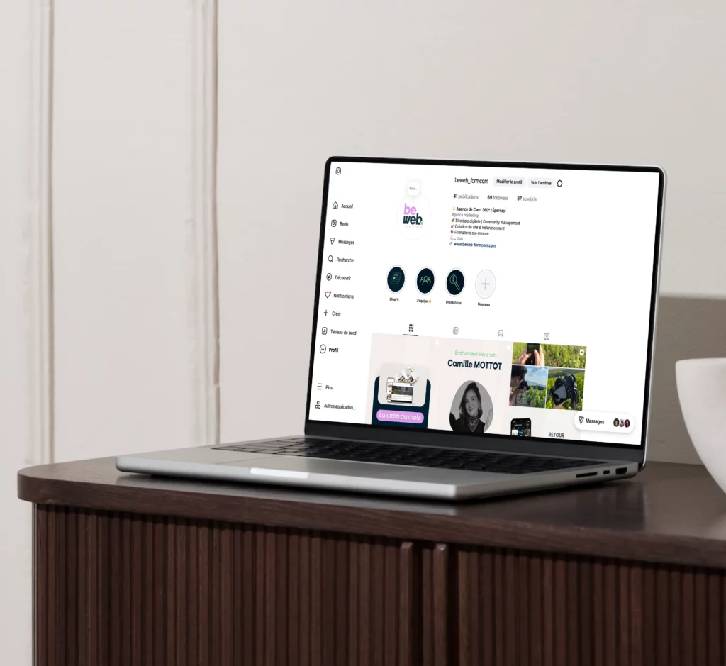 Instagram agence de communication à Épernay